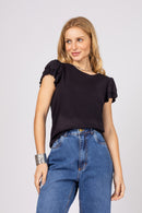 Blusa com Manga Babado