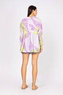 Camisa com Estampa Abstrata