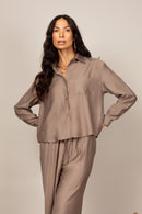 Camisa de Botão com Manga Longa