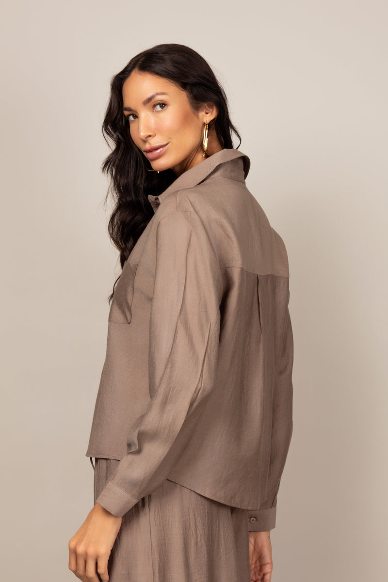 Camisa de Botão com Manga Longa