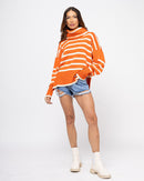 Blusa Tricot com Gola Boba