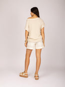 Blusa Decote Canoa